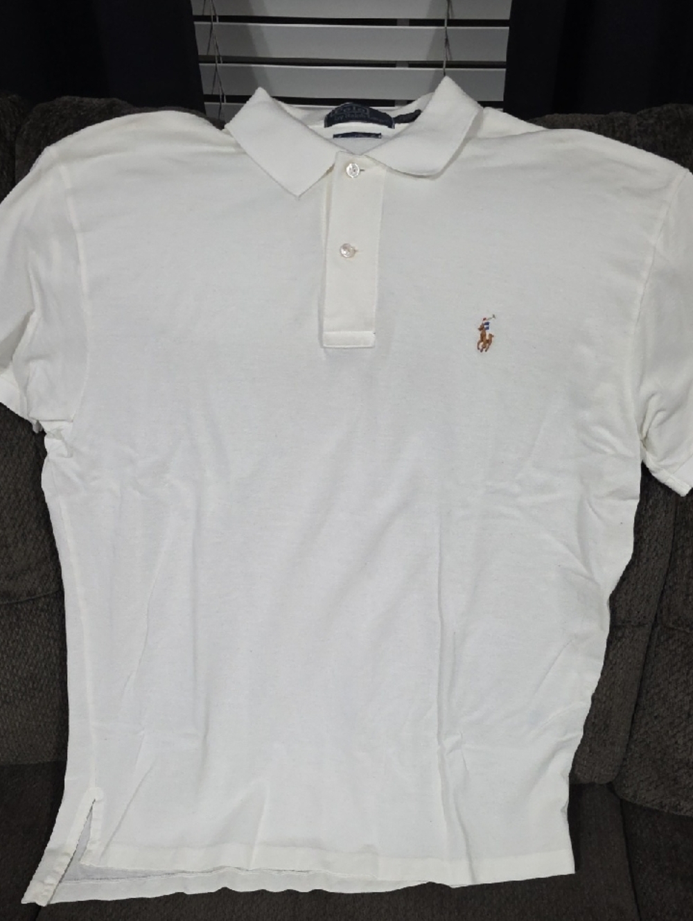 Ralph Lauren White Polo with Small Embroidered Pony